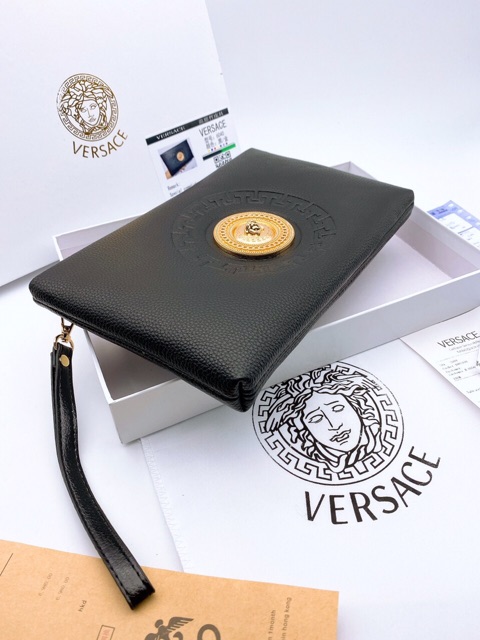 Túi cầm tay bản to nam versace fullbox
