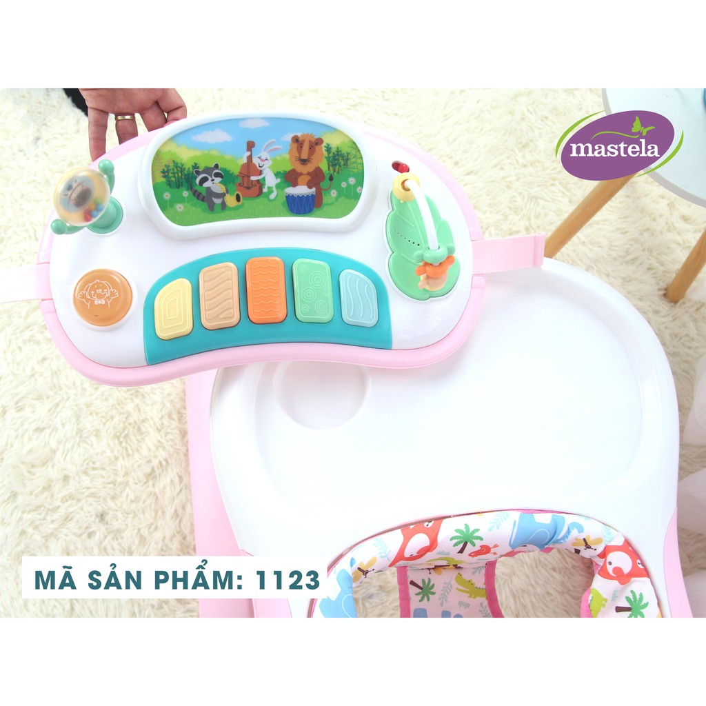 Xe tập đi  𝑭𝒓𝒆𝒆𝒔𝒉𝒊𝒑  Xe tập đi 2 giai đoạn có đồ chơi Mastela 1123 màu hồng