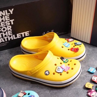 [ TẶNG 10 Sticker /Jitbitz Gắn Dép ] DÉP SỤC SPORT ...