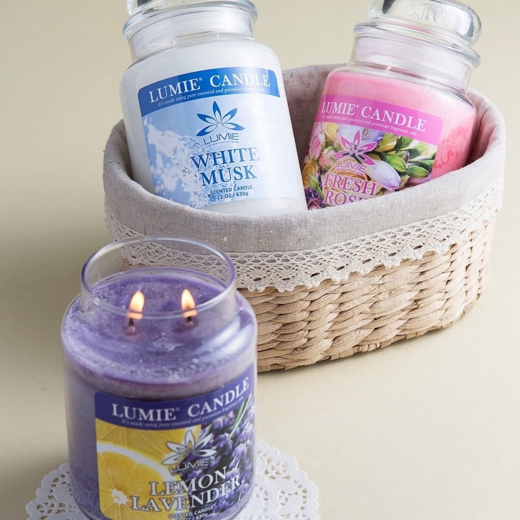 Nến Thơm Cao Cấp Hàn Quốc LUMIE CANDLE size L 630g - 42 Mùi Hương