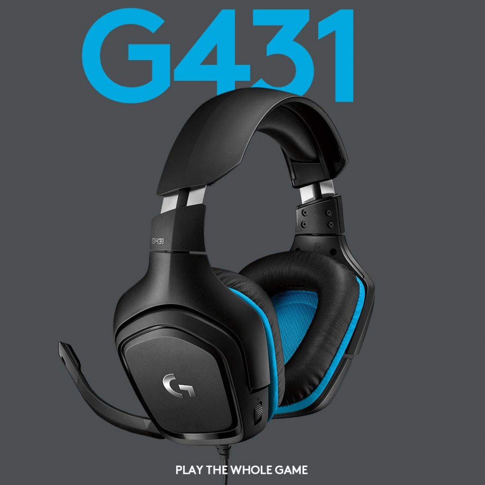 Tai nghe Logitech G431 Gaming Âm Thanh Vòm 7.1 - Hàng chính hãng