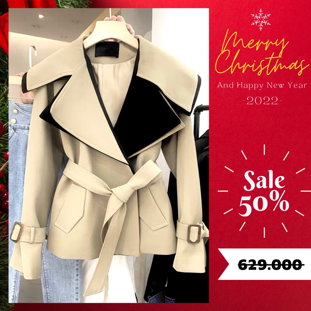 [SALE SỐC GIÁNG SINH] Áo khoác phong cách Hàn Quốc phù hợp đi làm đi chơi cực hot!!!!!