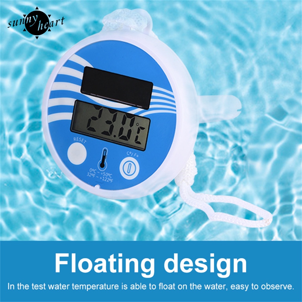 Nhiệt Kế Đo Nhiệt Độ Nước Bể bơi Màn Hình LCD