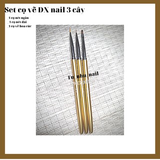 Set cọ vẽ Dx Nail 3 cây Tu_nhu_nail