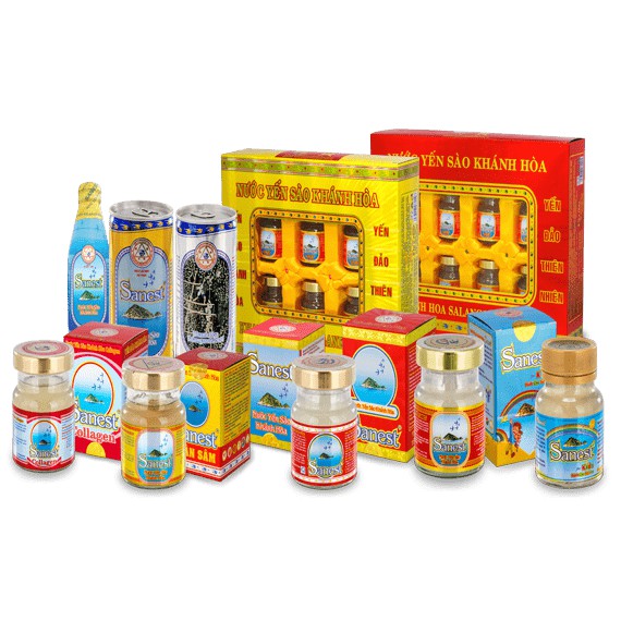 COMBO 10 Lọ yến Sào Khánh Hoà Sanest 70ml Có Đường_Subaby