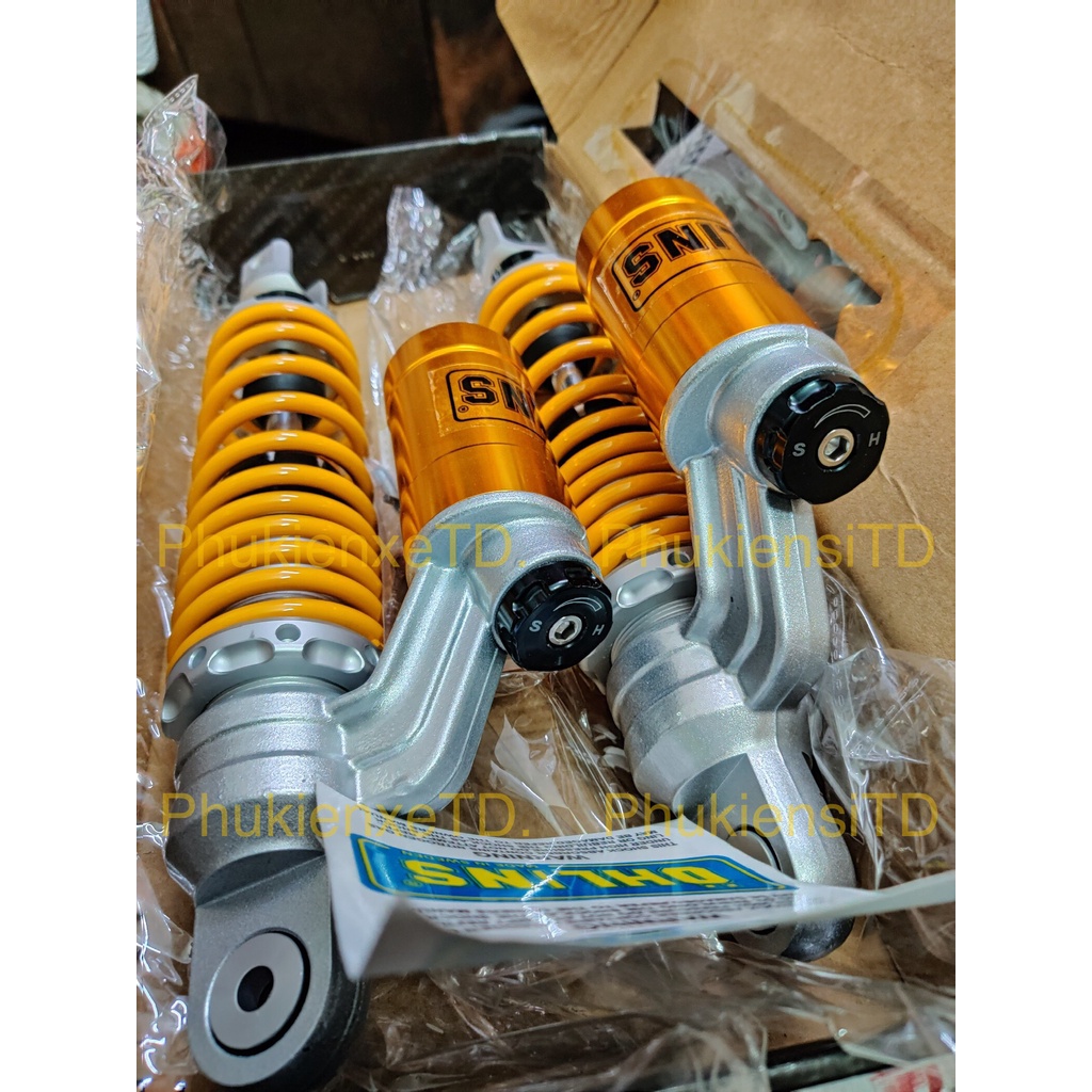 Phuộc OHLINS bình dầu lắp SH Ý NVX NOUVO2 NOUVO4 NOUVO5 NOUVO6 PCX IMPULSE.....