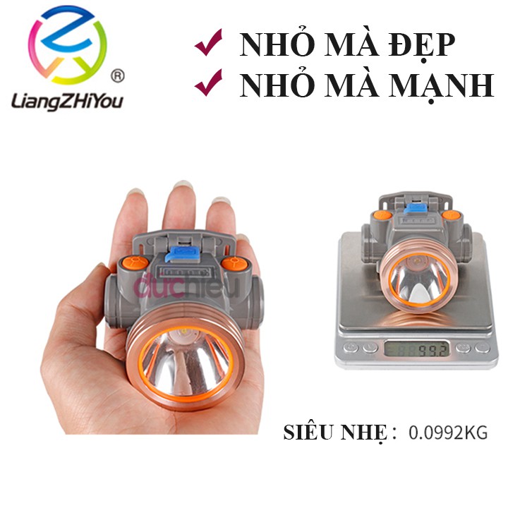 Đèn pin đội đầu chống nước màn hình hiển thị  LED 5212  | Đức Hiếu Shop