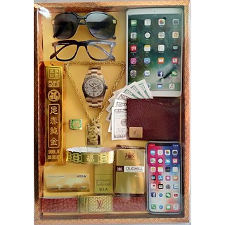 Hộp trang sức vàng mã nam nữ - Đồ thờ cúng - Lộc Phúc