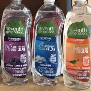 SIÊU RẺ NƯỚC RỬA CHÉN SEVENTH GENERATION CHAI 750ml date 2022