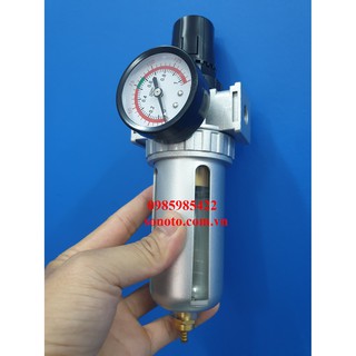 Lọc tách nước dầu bụi bẩn cho máy hơi máy nén khí máy hơi loại đơn có điều áp và đồng hồ hiển thị áp suất SONQUANGPHU422