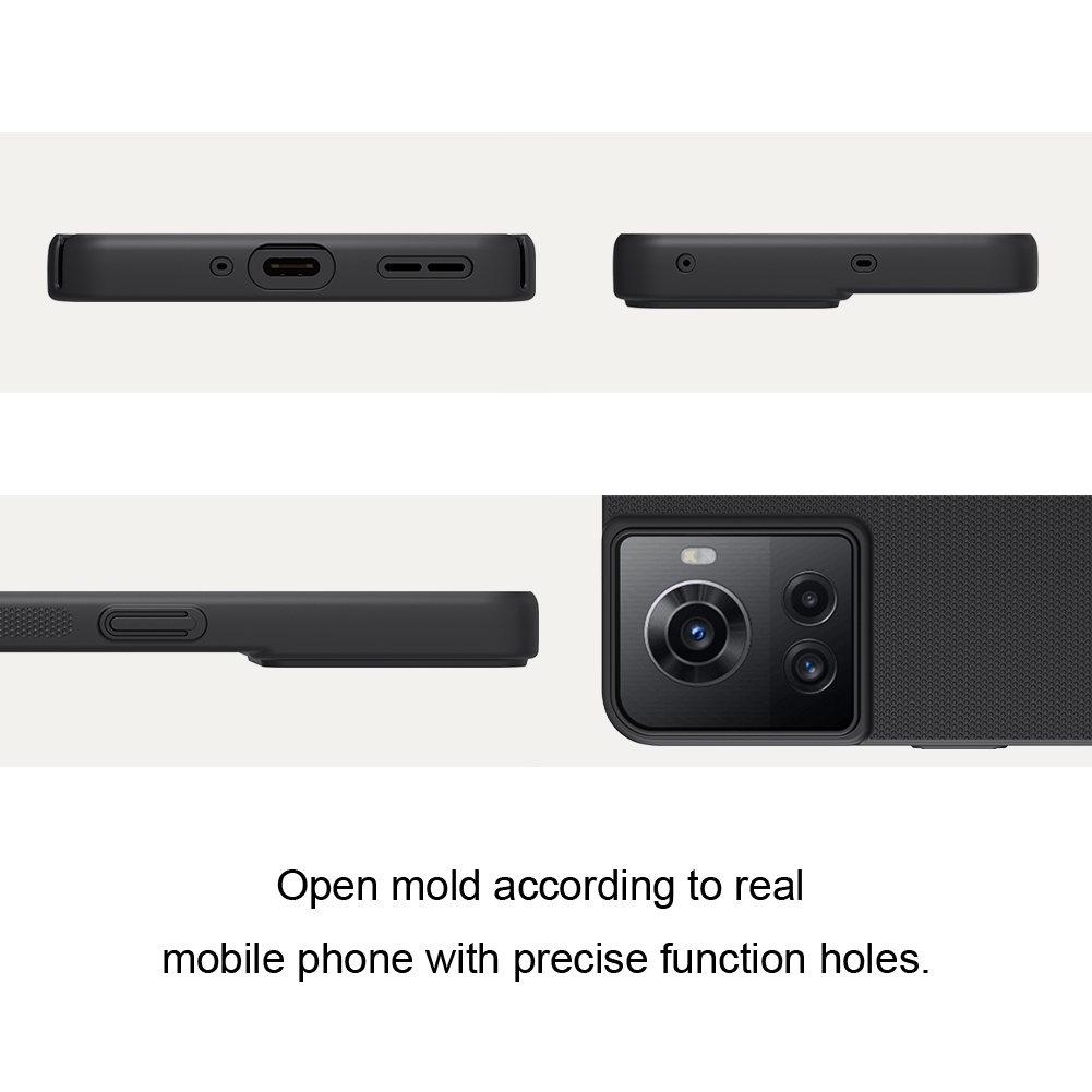Ốp điện thoại NILLKIN bằng PC cứng siêu mỏng mặt nhám chống sốc chống vân tay cho OnePlus Ace 5G/ 10R 5G