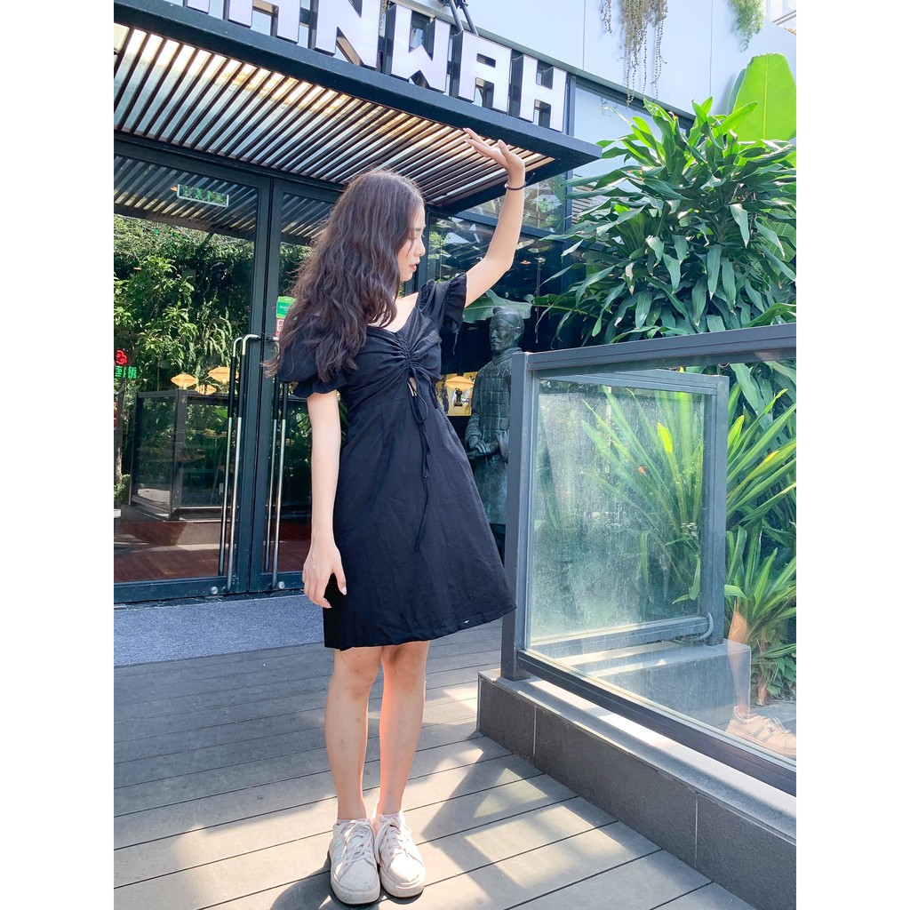 [Mã WA0909 giảm 12k đơn 50k] [ẢNH THẬT MẪU MẶC] Váy rút ngực mặc được 2 kiểu | BigBuy360 - bigbuy360.vn