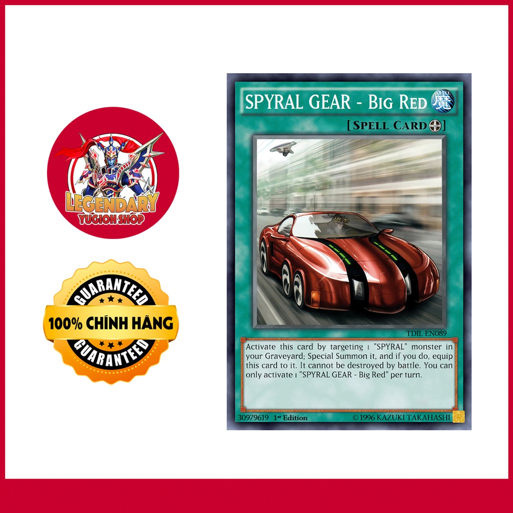 [EN-JP][Thẻ Bài Yugioh Chính Hãng] Spyral Gear - Big Red