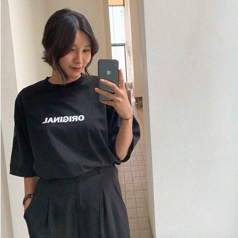 ÁO THUN TAY LỠ COTTON ORIGINAL FORM UNISEX (hình chụp thật)