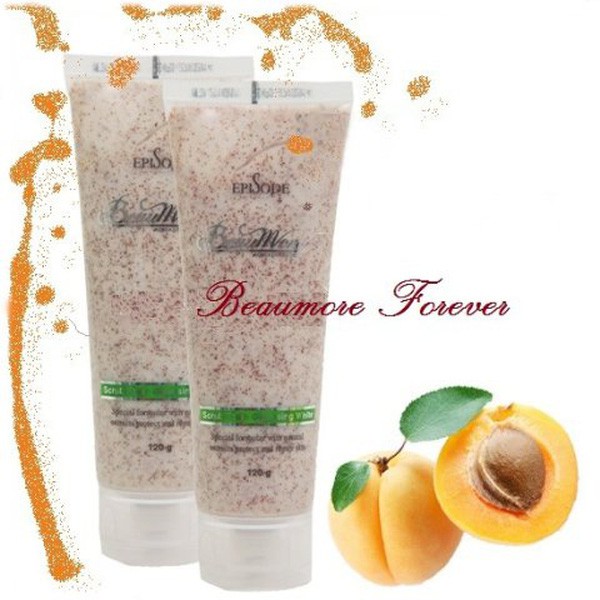 Sữa Rửa Mặt Hạt Mơ - Beaumore Scrub Foam Cleansing Ưhite120g