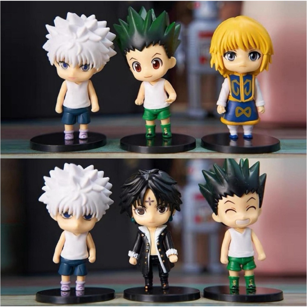 Mô hình Hunter x Hunter, thợ săn tí hon Chrollo Lucilfer, Gon Freecss, Kurapika cute đáng yêu, figure anime decor đẹp