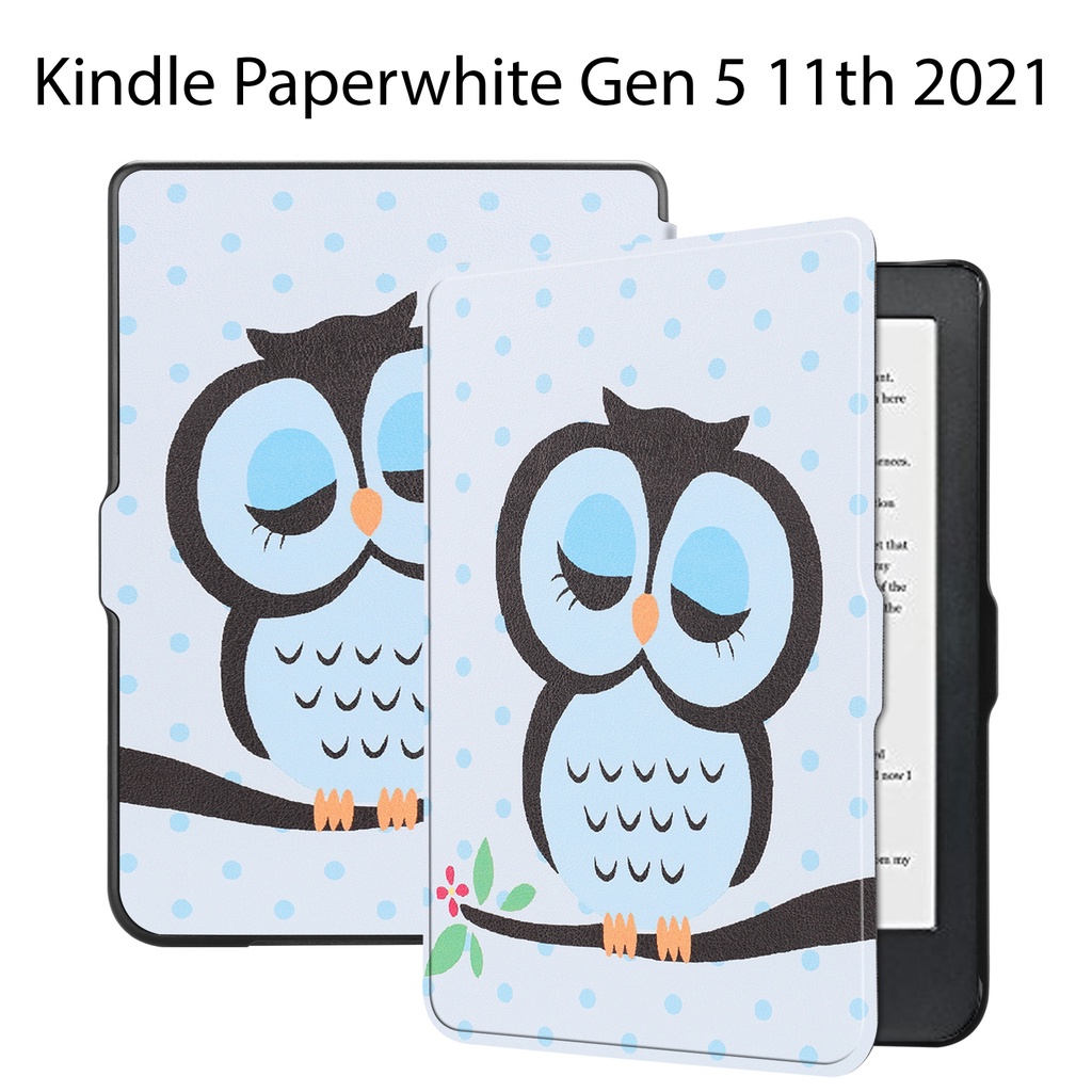 Bao Da Kindle Paperwhite Gen 5 11th 2021 Họa Tiết Smart Cover Cover Máy Đọc Sách