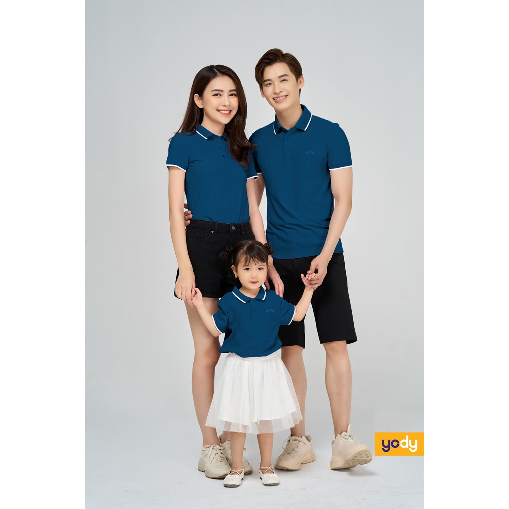 Áo polo trẻ em YODY bé trai bé gái mềm mịn thoáng mát co giãn tốt - KPS32