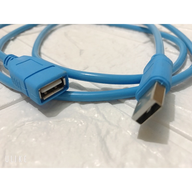 Dây nối dài usb 1.5m đen / xanh lá cáp nối dài chống nhiễu 2 đầu siêu bền