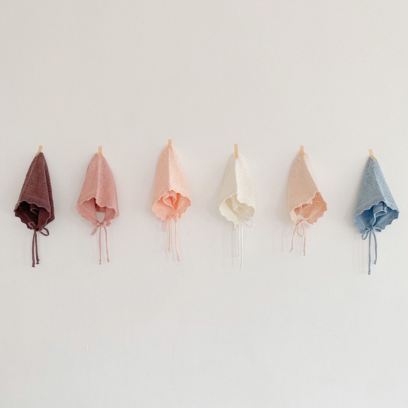 Mũ Bonnet Bằng Cotton Thời Trang Mùa Hè Cho Bé Gái