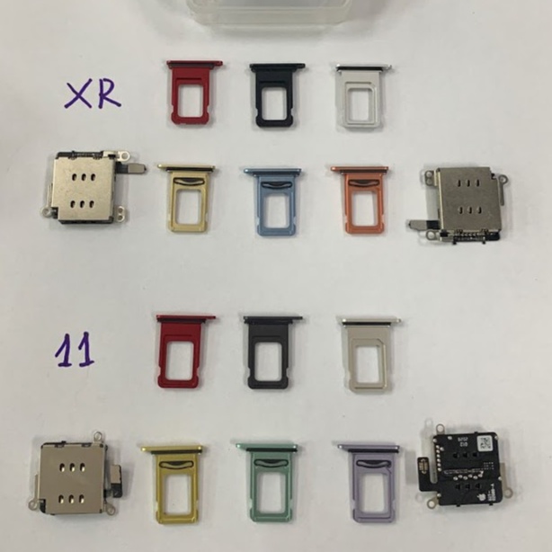 Combo độ 2 sim vật lý cho 11 (ổ và khay 2 sim)
