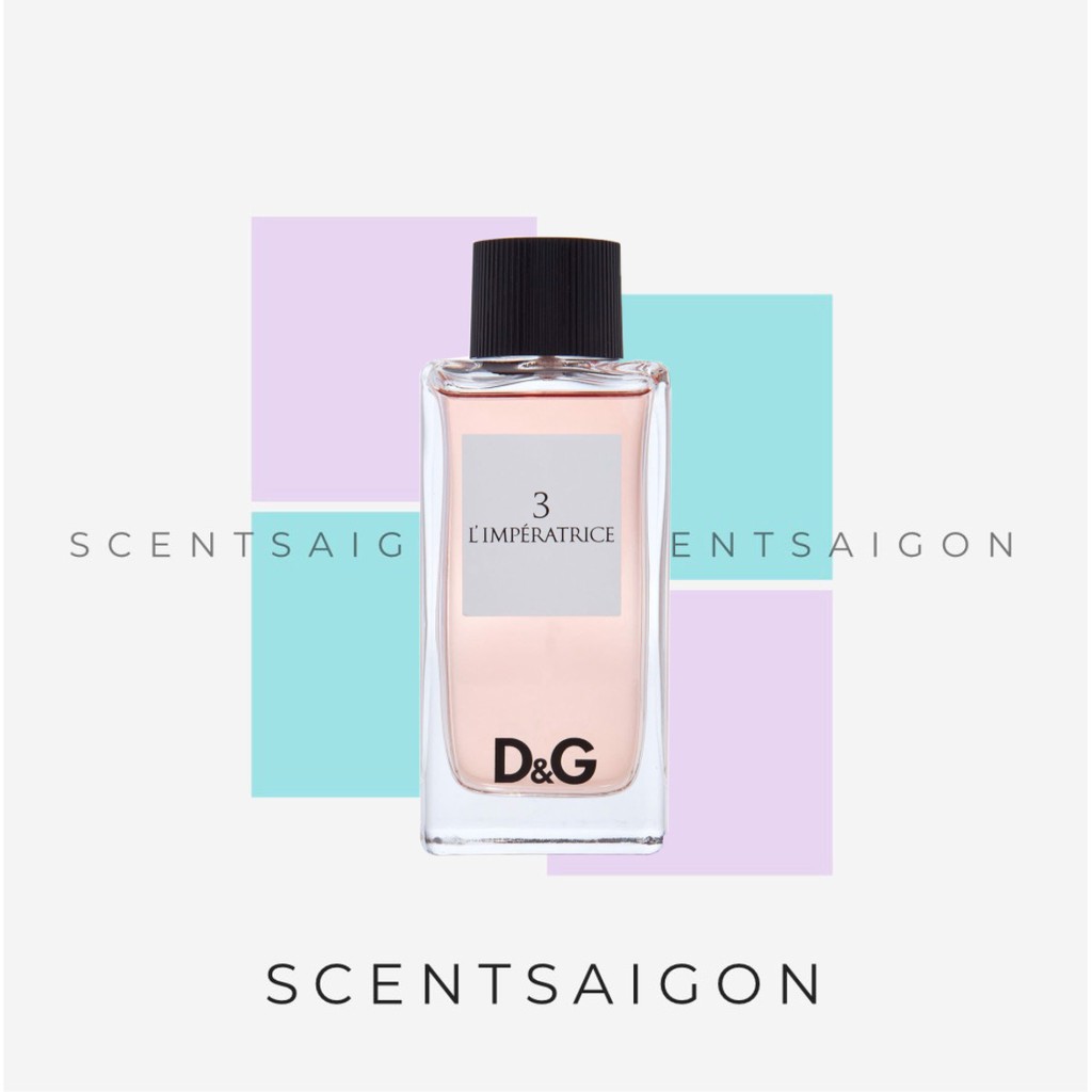 -𝑺𝒄𝒆𝒏𝒕𝒔𝒂𝒊𝒈𝒐𝒏- Nước Hoa Nữ D&G L`imperatrice 3 10ml