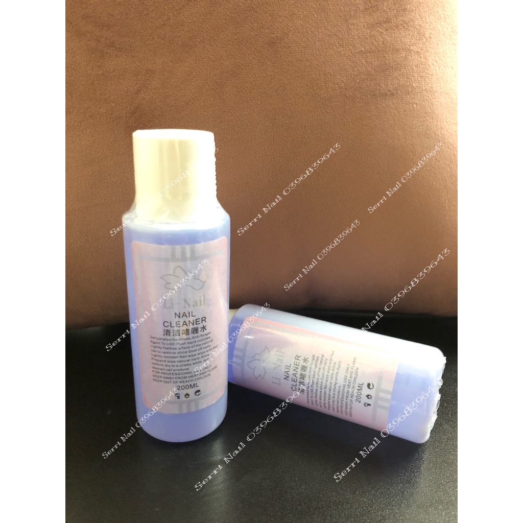 Nước Lau Gel, Phá Gel , Rửa Cọ 200ml LiNail