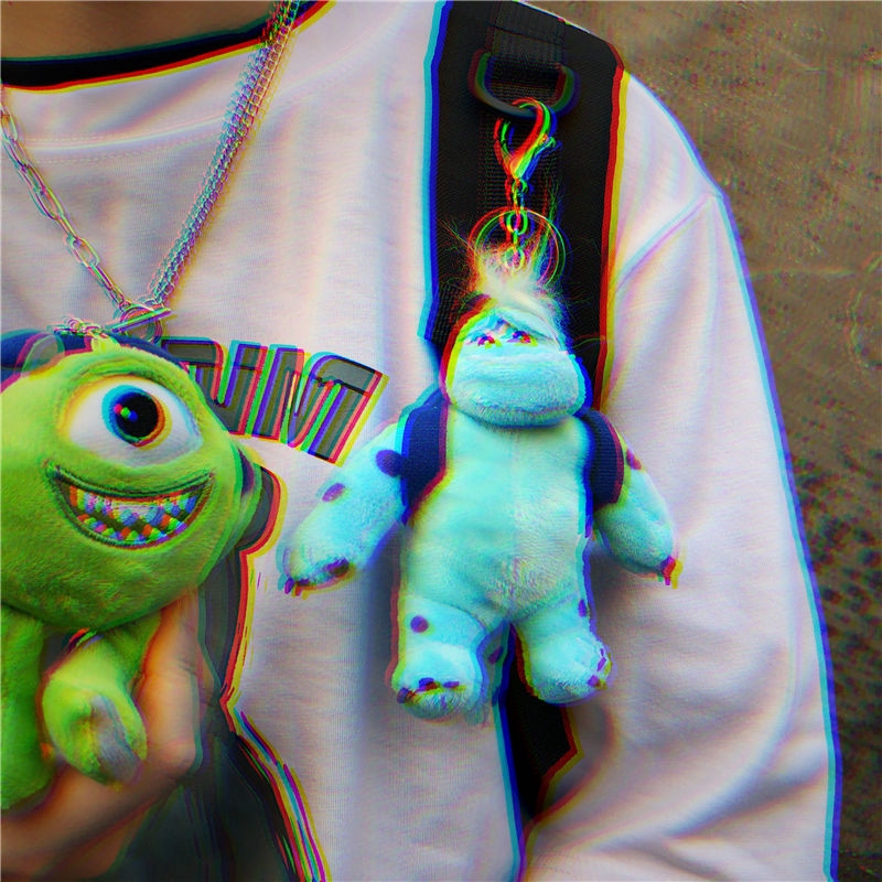 Móc Khóa Hình Búp Bê Nhồi Bông Đáng Yêu