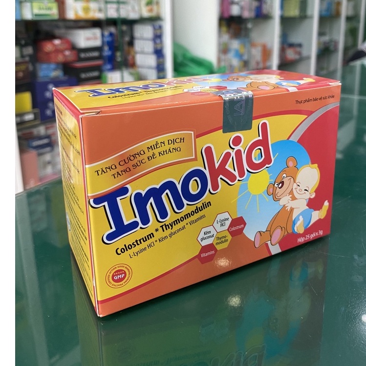 Imokid - Hỗ hỗ trợ giảm nguy cơ mắc các bệnh đường hô hấp, tăng cường hấp thu dưỡng chất giúp trẻ ăn ngon