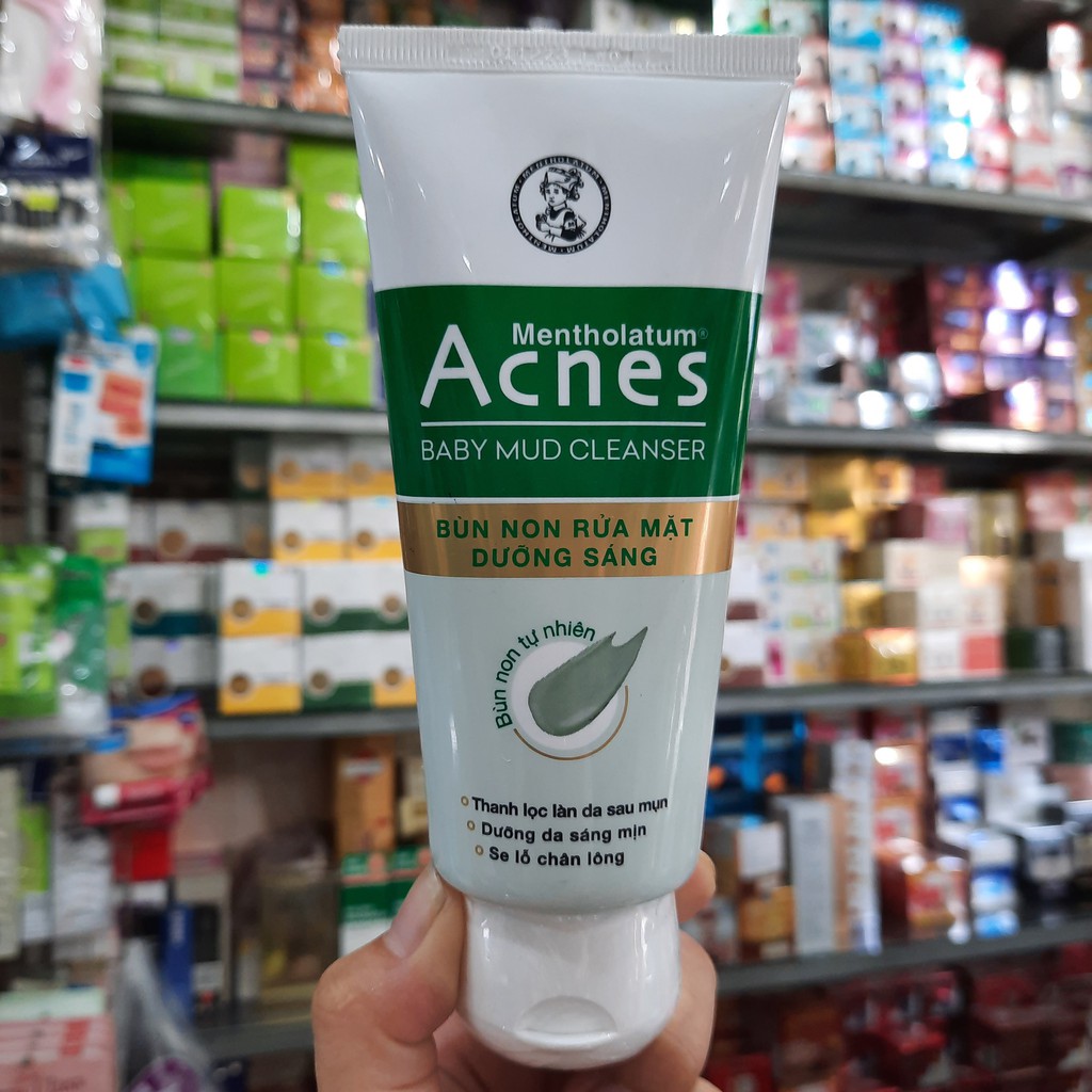 Sữa rửa mặt bùn non Acnes Baby Mud 100g