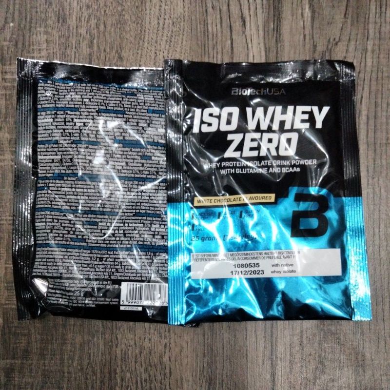 Gói Dùng Thử 1 lần Sữa Tăng Cơ SAMPLE ISO WHEY ZERO BiotechUSA Gói 25g TẠI WHEY SINH VIÊN