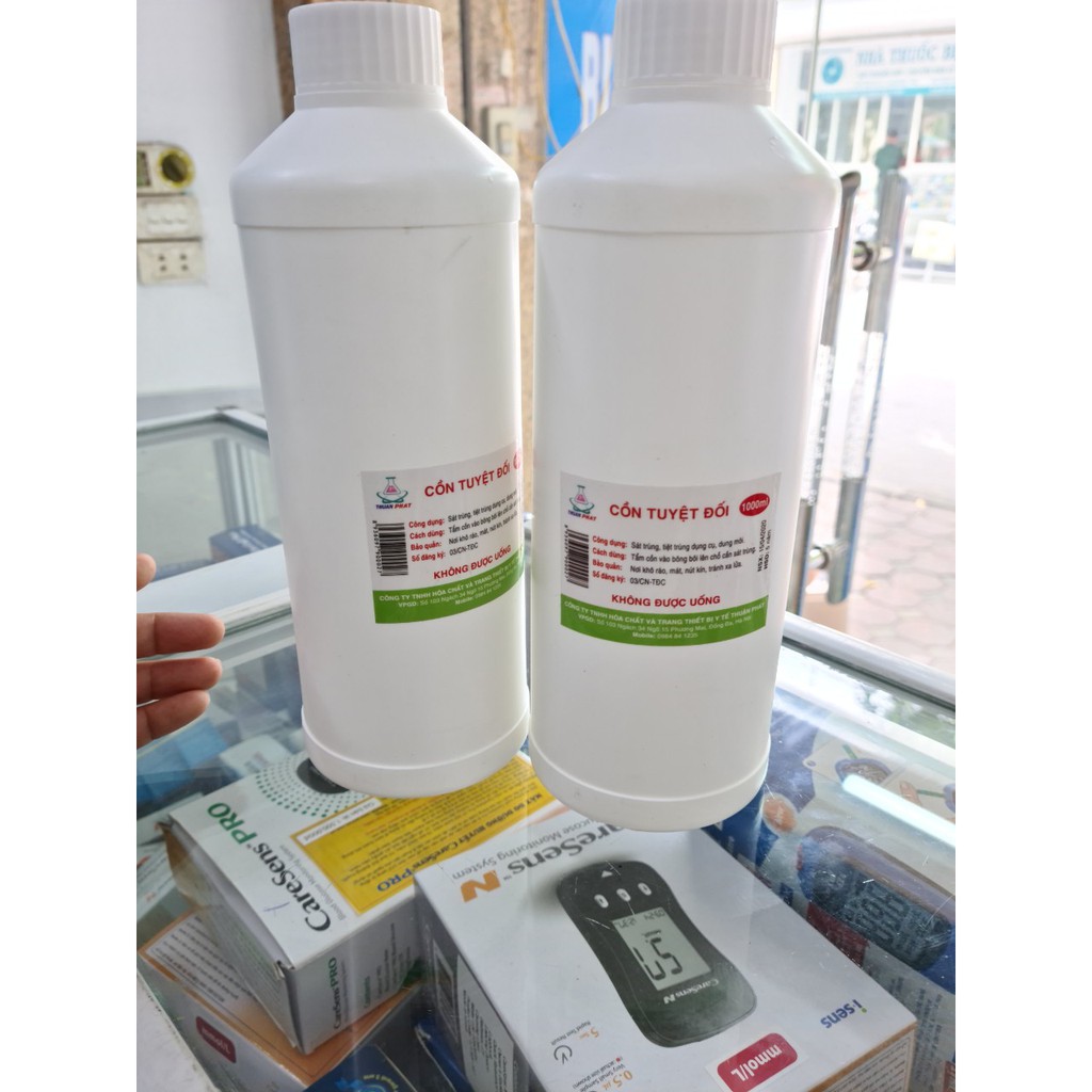 1000ml cồn tuyệt đối