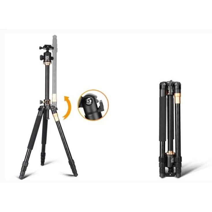 Chân máy ảnh Tripod Q999H bản trục đứng vuông góc chính hãng