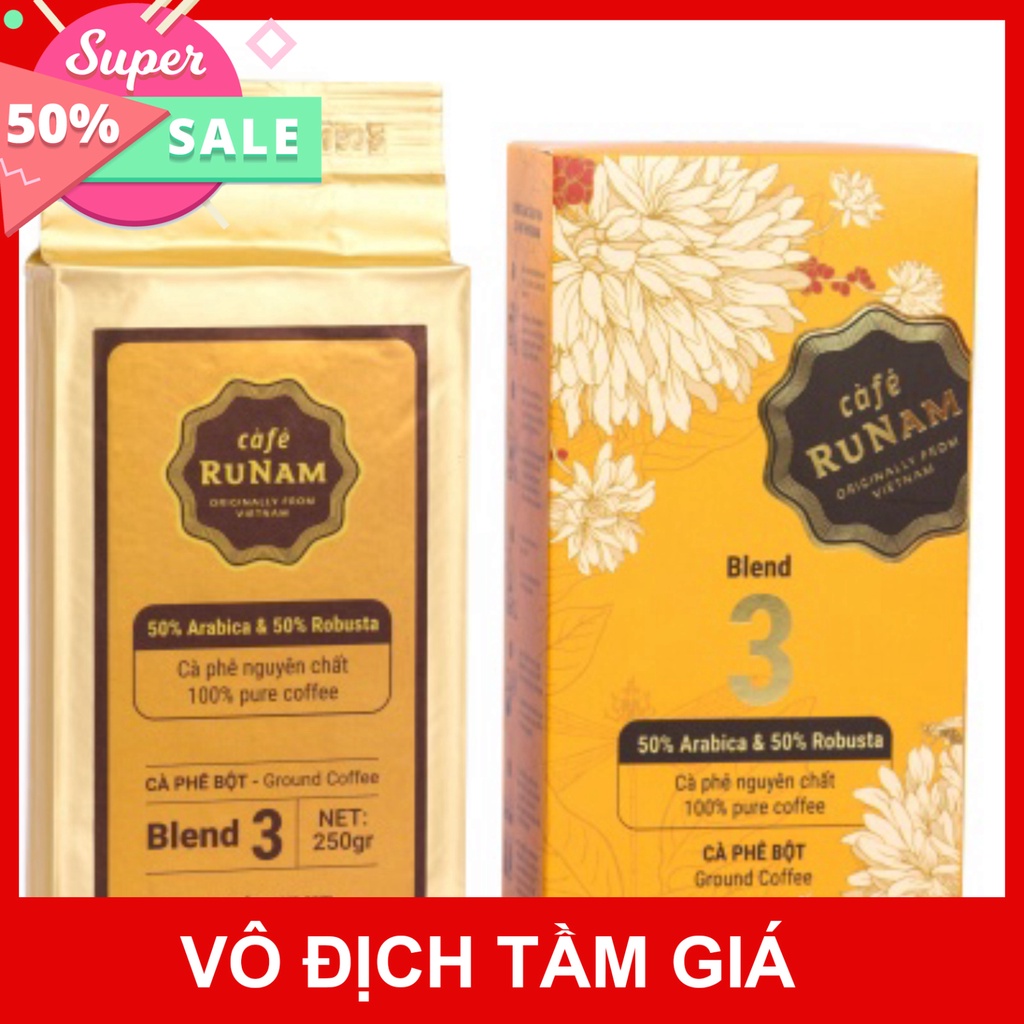CÀ PHÊ RUNAM COFFEE SỐ 3 BỘT LOẠI 250GR