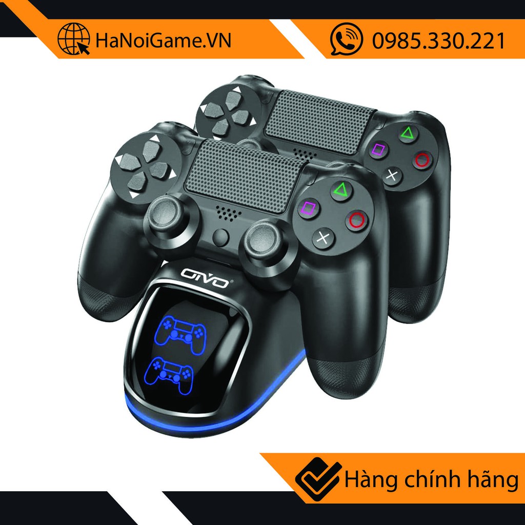 Bộ Dock Sạc Nhanh Hàng Chính Hãng OIVO Dành Cho Tay PS4 | TOP BÁN CHẠY ✔