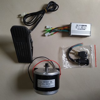 Combo chế xe điện với motor 24v 250w, chế xe đạp điện, chế máy quay vịt, máy nướng thịt, máy bơm nước, thuyền điện