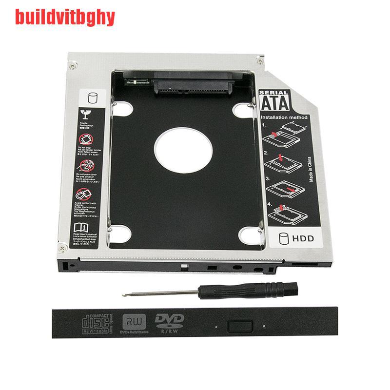 DVD (Mua-Code) Khay Đựng Ổ Cứng Sata 2nd Ssd Hdd Đa Năng Kích Thước 12.7mm