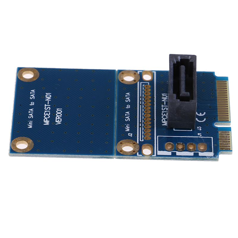Colorfulswallowfly 1Pc mSATA PCI-e Express SATA SSD Slot To 7 Pin SATA HDD Convert Card Adapter CSF