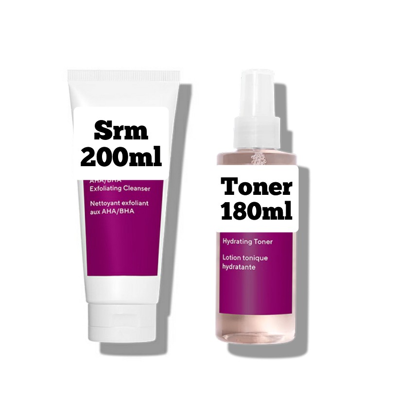 Sữa rửa mặt và Toner dòng tím hydration | BigBuy360 - bigbuy360.vn