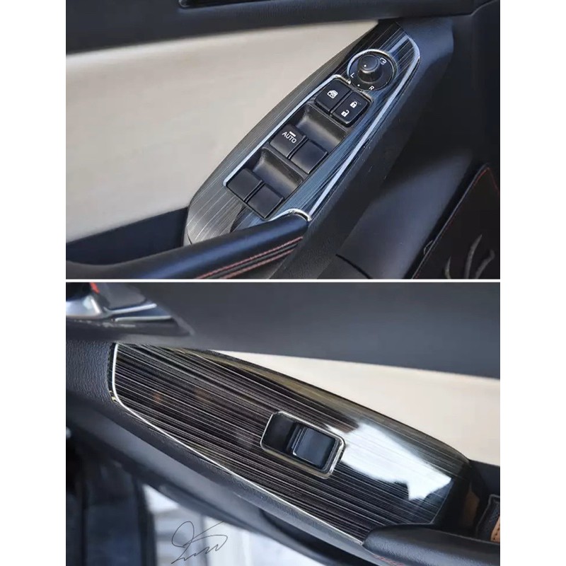 Ốp Nội thất xe Mazda 3 2015 2016 2017 2018 2019 Carbon Titan Vân Đá Phụ kiện trang trí dán xe