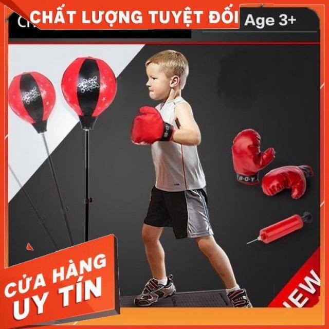Bộ BOXING Đấm Bốc Size Trẻ Em Siêu Đẹp
