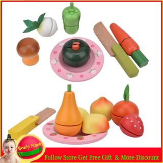Bộ Đồ Chơi Cắt Trái Cây Bằng Gỗ Cho Bé