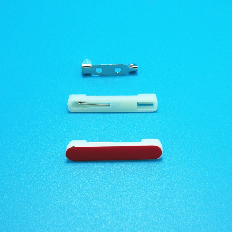 Set 50 Ghim Ghim Nhựa Tự Dính Màu Trắng Dùng Để Gắn Tên ID Và Hoa