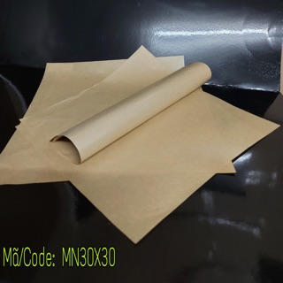 Giấy gói THẤM HÚT DẦU nâu trơn 30x30