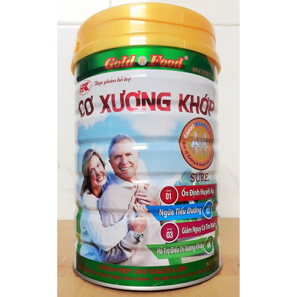 Sữa bột goldfood cơ xương khớp dinh dưỡng đặc biệt lon 900 gr – công ty TNHH Hoàng Khang