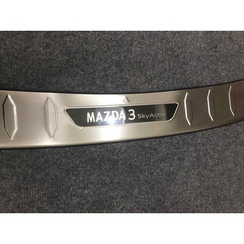 Chống trày cốp xe Mazda 3 2020 2021 2022 2023 mẫu inox cao cấp