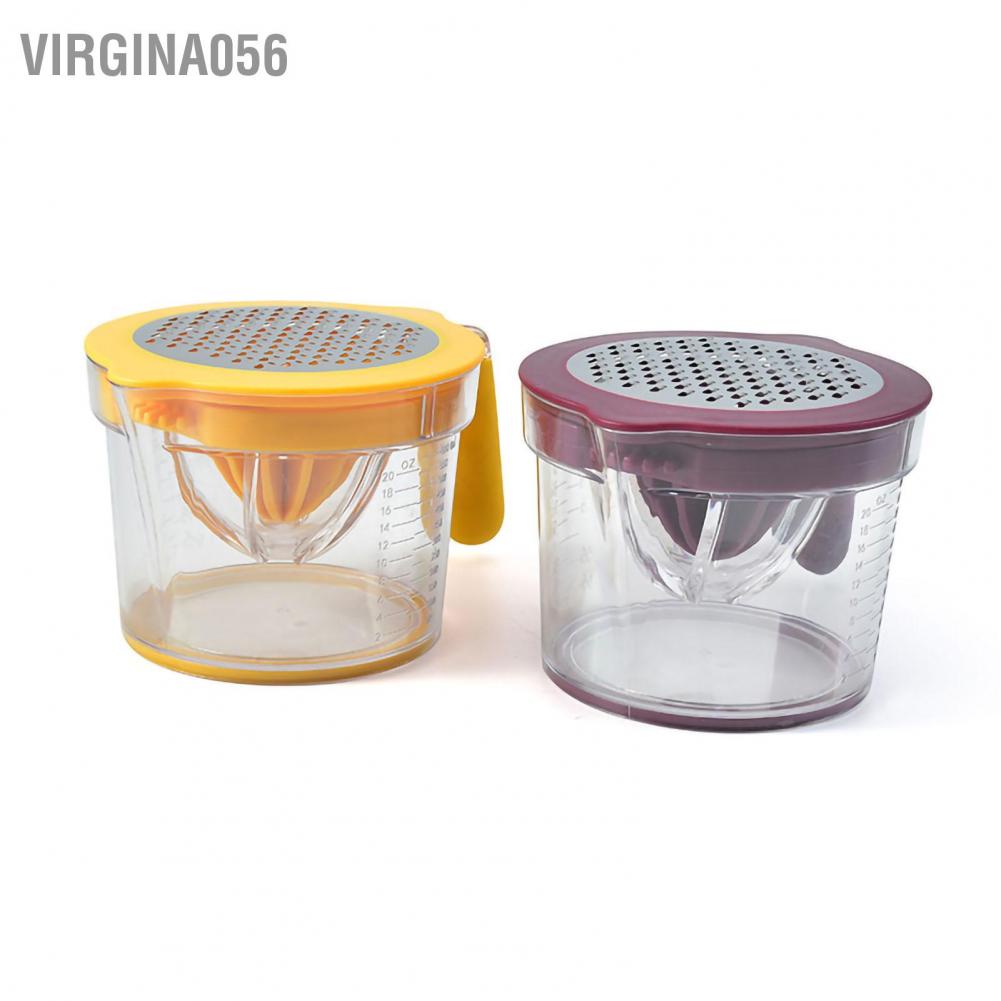 Bình Vắt Nước Cam Bằng Thép Không Gỉ Trong Suốt 600ml Kèm Vạch Chia Trứng Tiện Dụng
