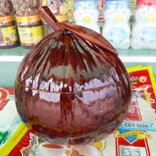 Vỏ trái dừa giữ ấm bình trà ( hàng đẹp )