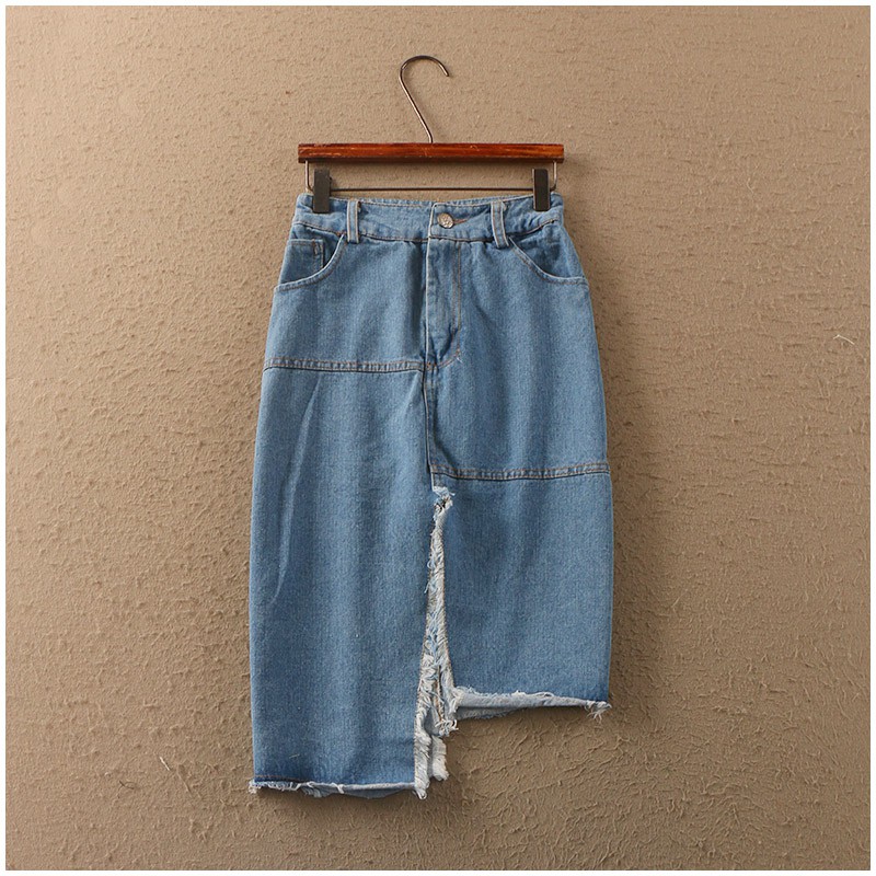 [Hàng có sẵn-Video thật]Chân váy jeans, váy bò Ulzzang Quảng châu VJD15 | BigBuy360 - bigbuy360.vn