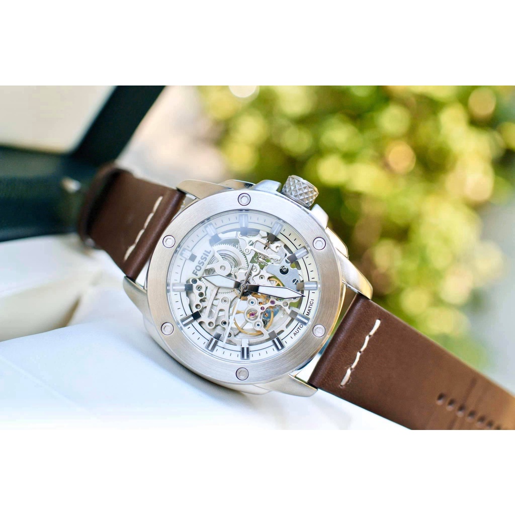 Đồng Hồ Nam Fossil ME3083 Automatic 50mm Dây Da